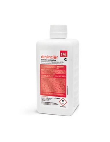 DESINCLOR 1% "CLORHEXIDINA" SOLUCION 500ML