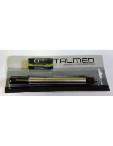 LINTERNA TALMED HS LED INOX. EN BLISTER INDIVIDUAL C/PILAS