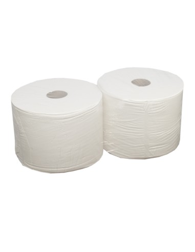 BOBINA SECAMANOS ECO-PASTA 400M 2/CAPAS INDUST. PACK 2 UDS